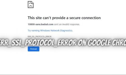 ERR_SSL_PROTOCOL_ERROR on Google Chrome
